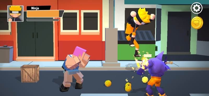 Stickman vs Craftman Fight screenshot 2