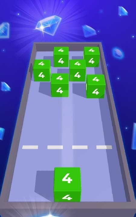 Chain Cube: 2048 3D merge game screenshot 3