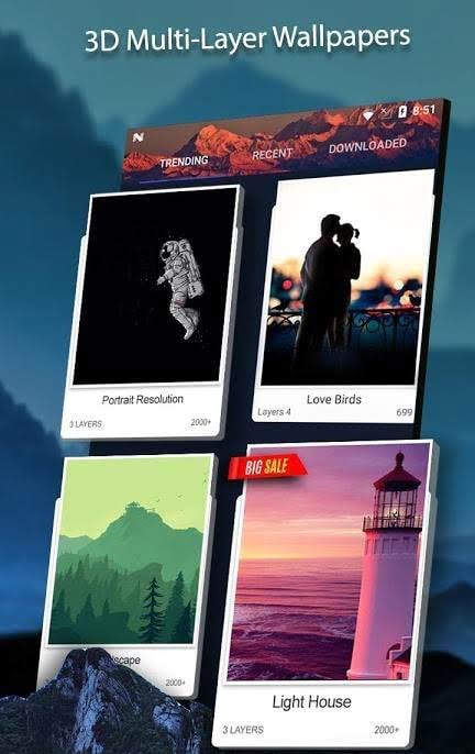 3D Wallpaper Parallax - 4D Backgrounds screenshot 3