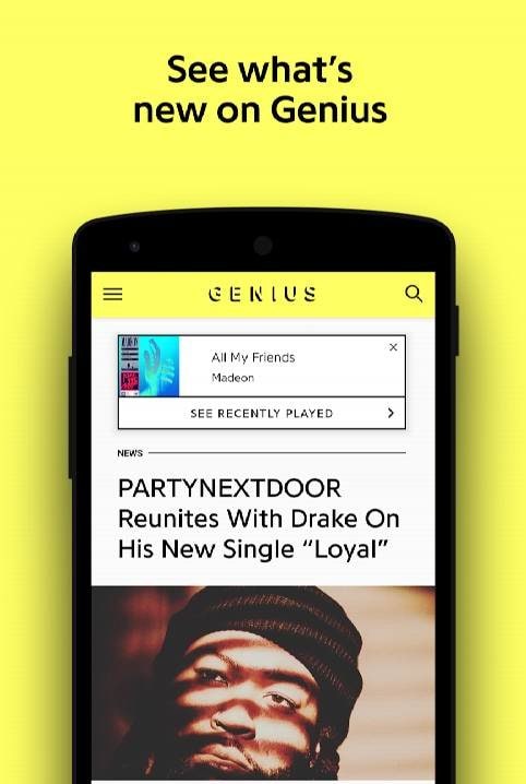 Genius Song Lyrics Finder screenshot 1