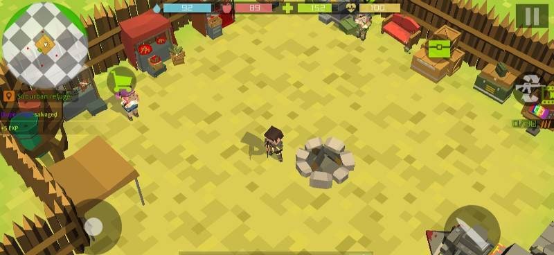 Pixel Zombie Hunter: Survival gameplay screenshot 1