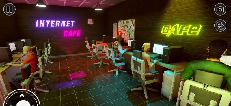 Internet Ofline Gamer Cafe Sim screenshot 2
