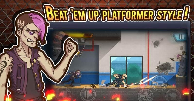 Fist of Rage: 2D Battle Platformer screenshot 2