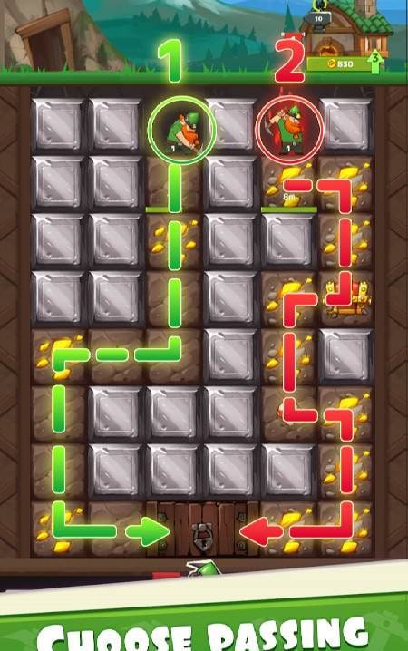 Gnome Diggers: Gold mine games screenshot 4