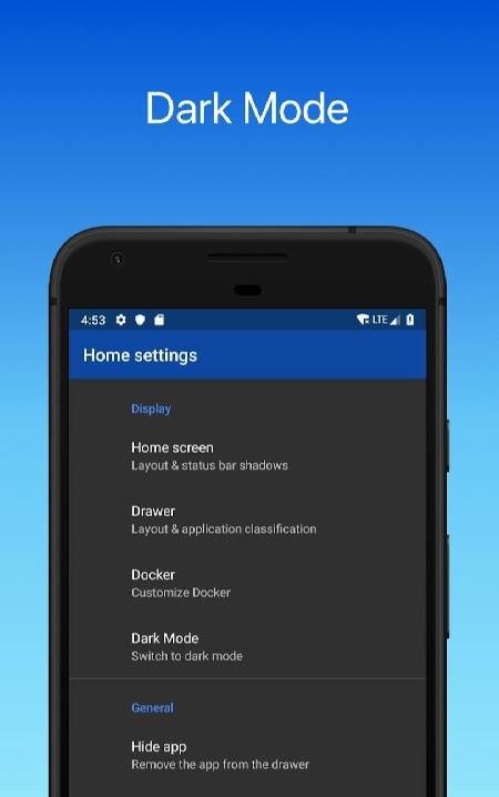 AlphaLauncher Customize screen preview 3