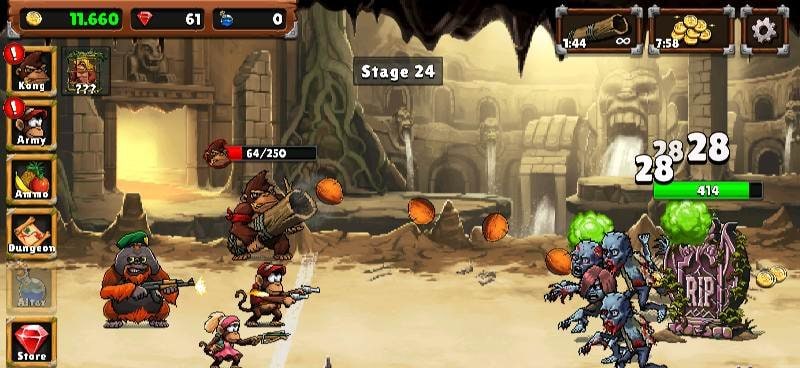 Apes vs. Zombies screenshot 3