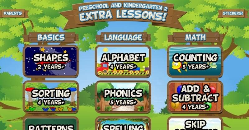 Preschool and Kindergarten 2 screenshot 1