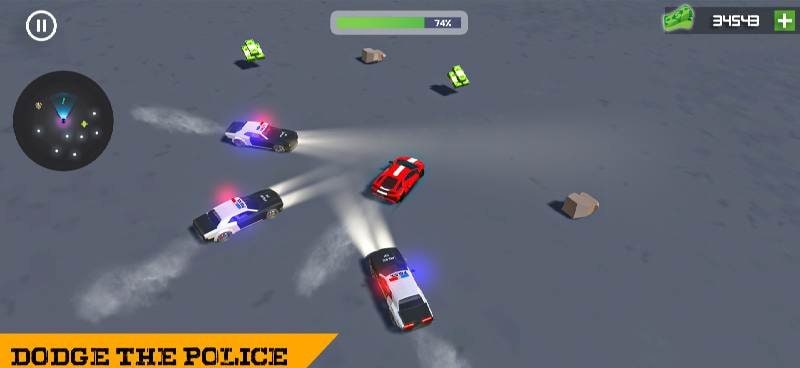 Dodge Police: Dodging Car Game screenshot 1