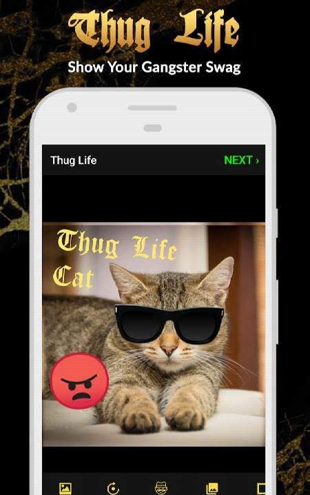 Thug Life Stickers: Photo Editor screenshot 1