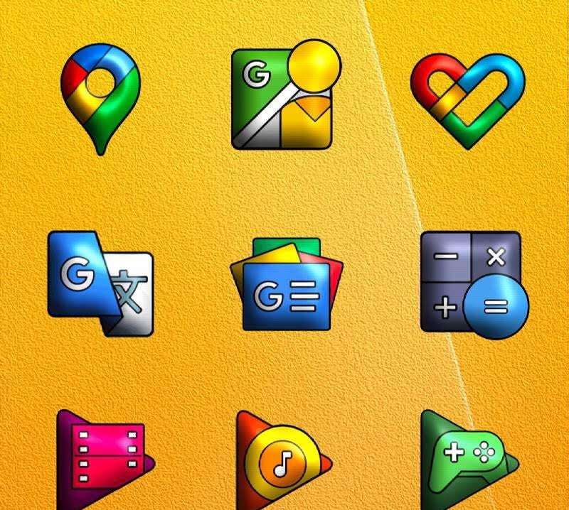 Crispy 3D - Icon Pack screenshot 4