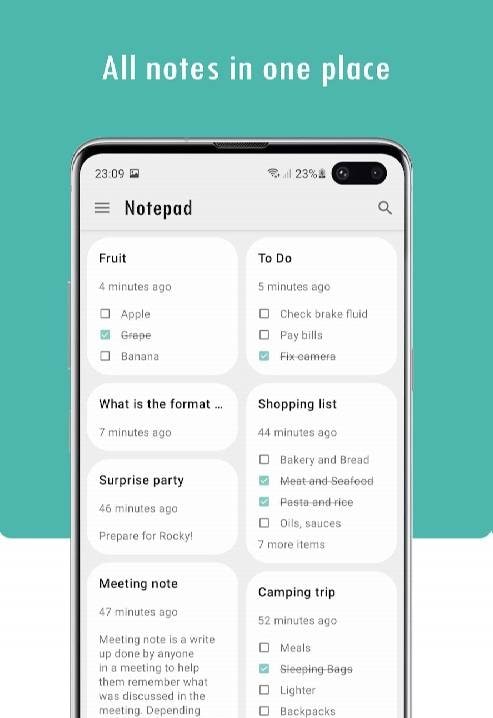 Notepad Pro screenshot 1