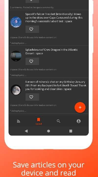 Plenary - RSS feed & offline RSS reader, News Feed screenshot 2