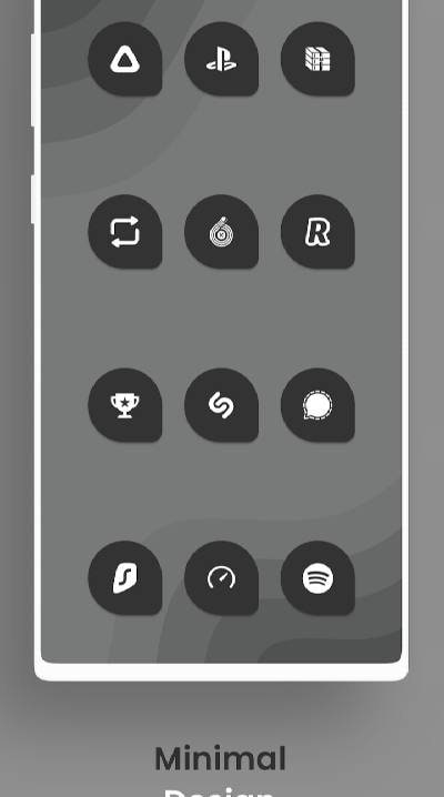 Adaptive Dark - Icon Pack screenshot 4