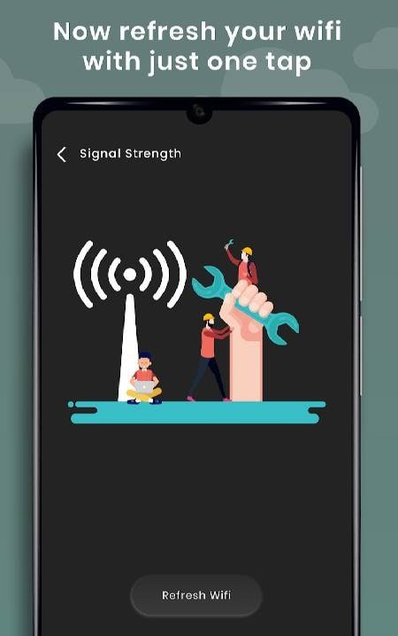 Wifi Refresh With Wifi Signal Strength screenshot 2