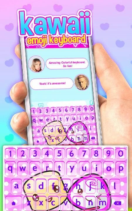 Kawaii Emoji Keyboard screenshot 3