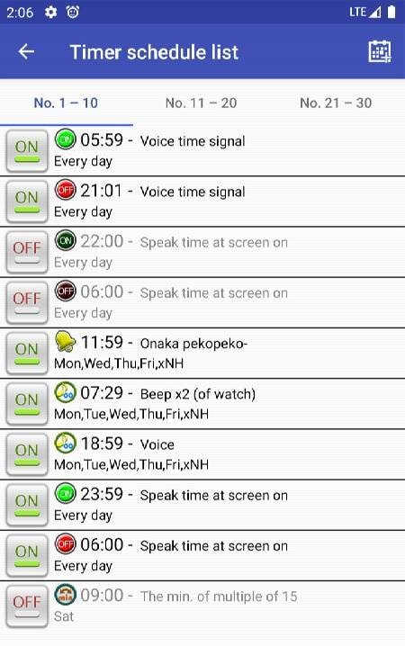 VoiceTimeSignal Pro for Galaxy screenshot 3