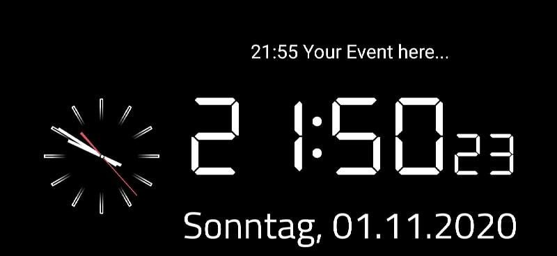 Clock Screensaver screenshot 3