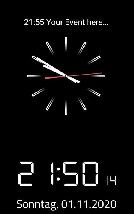 Clock Screensaver screenshot 1