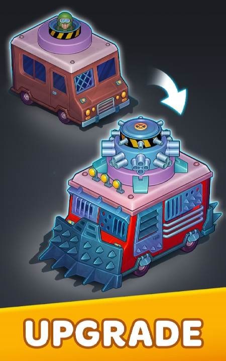 Zombie Van: Idle Tower Defense screenshot 2