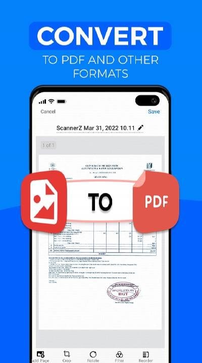 Scanner Z - PDF Documents screenshot 3