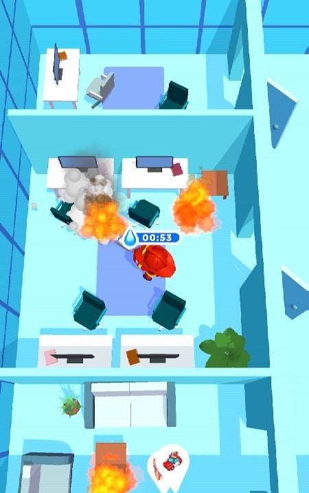 Fire idle: Firefighter games screenshot 1