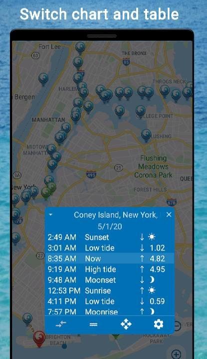 Tide charts widget - eTide HDF screenshot 3
