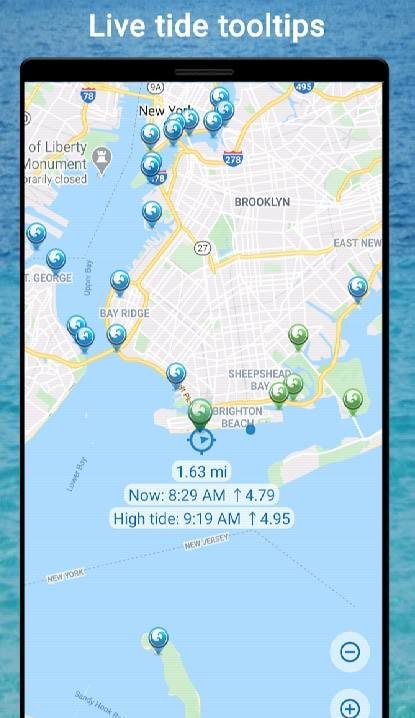 Tide charts widget - eTide HDF screenshot 2
