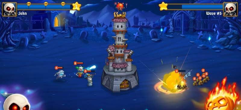 Spooky Wars gameplay screenshot 1