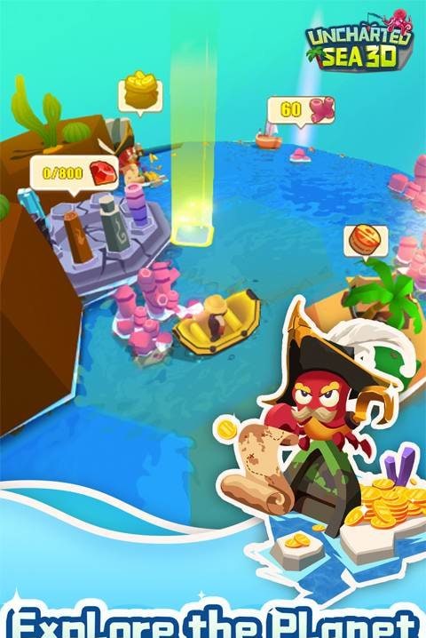 Uncharted Sea 3D gameplay screenshot 1