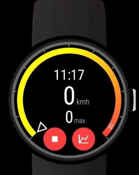 Speedometer for Wear OS (Android Wear) screenshot 1