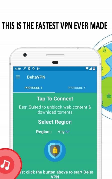 Delta VPN : Free VPN Proxy : Secure VPN screenshot 2