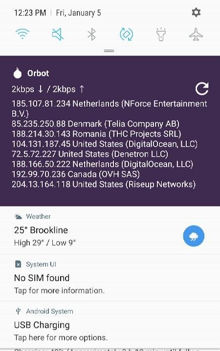 Orbot Proxy with Tor screenshot 4
