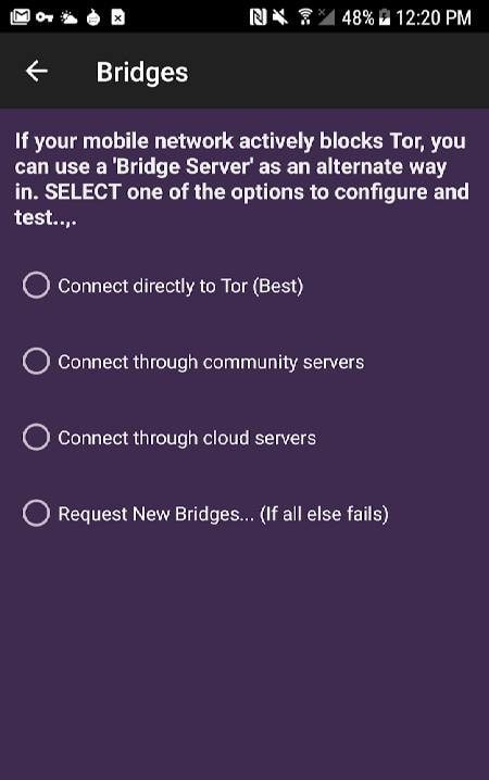 Orbot Proxy with Tor screenshot 2