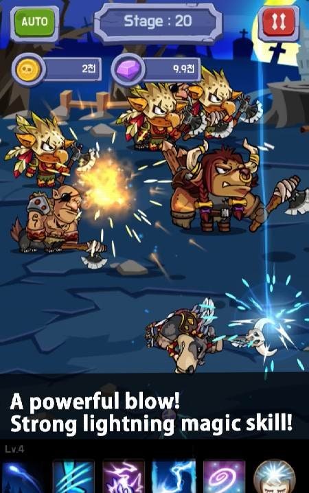Lightning Magician Clicker - RPG screenshot 2