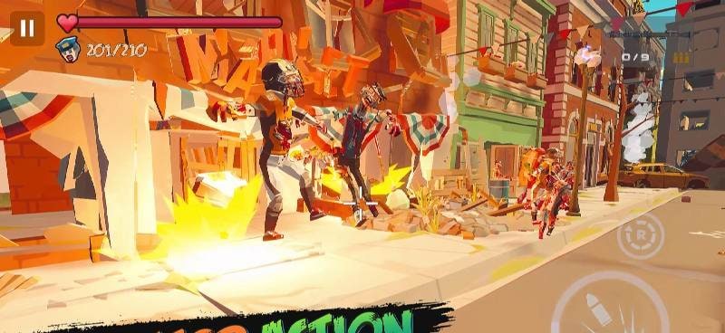 Zombie Poly: Offline Games gameplay screenshot 3