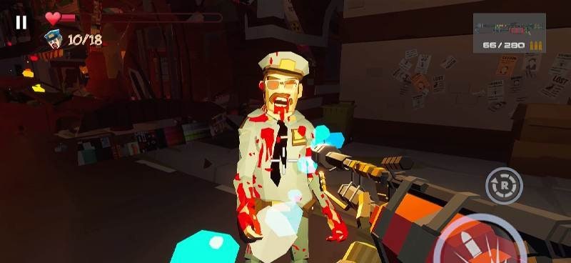 Zombie Poly: Offline Games gameplay screenshot 4