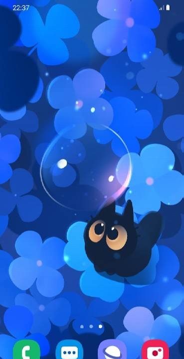 Out in the Blue Live Wallpaper screenshot 2
