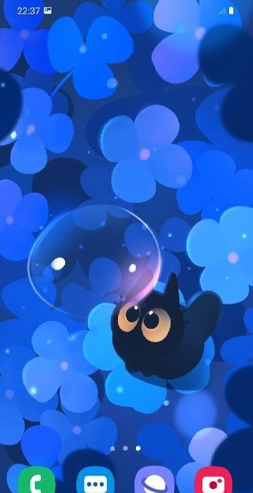 Out in the Blue Live Wallpaper screenshot 3