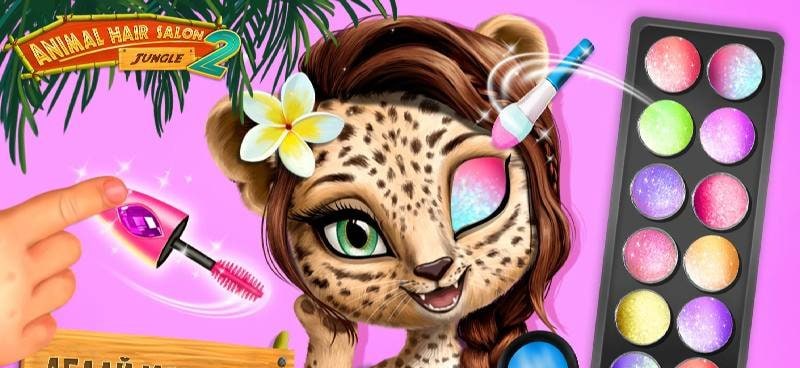 Jungle Animal Hair Salon 2 - Tropical Beauty Salon game image 1