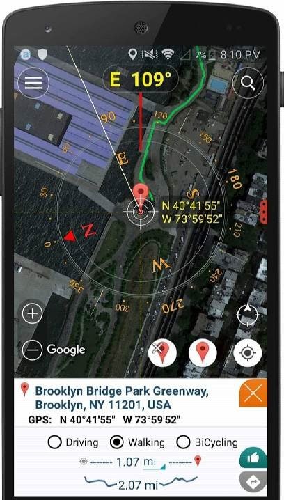 Compass Coordinate screenshot 2