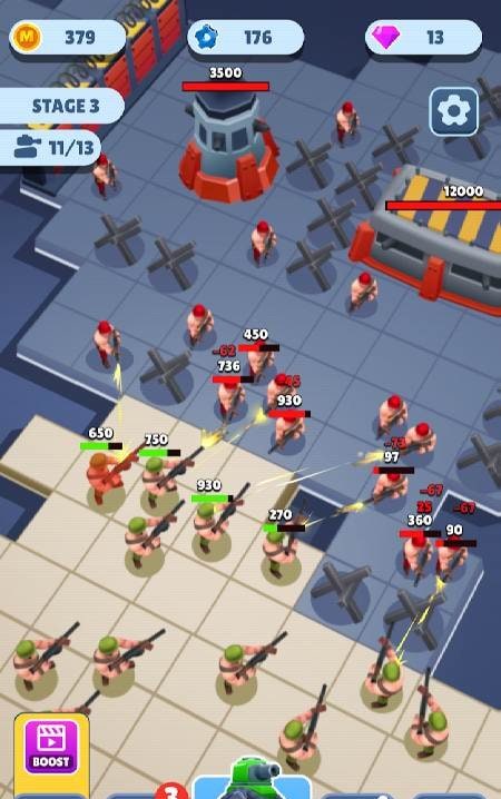 War Idle Troopers screenshot 1