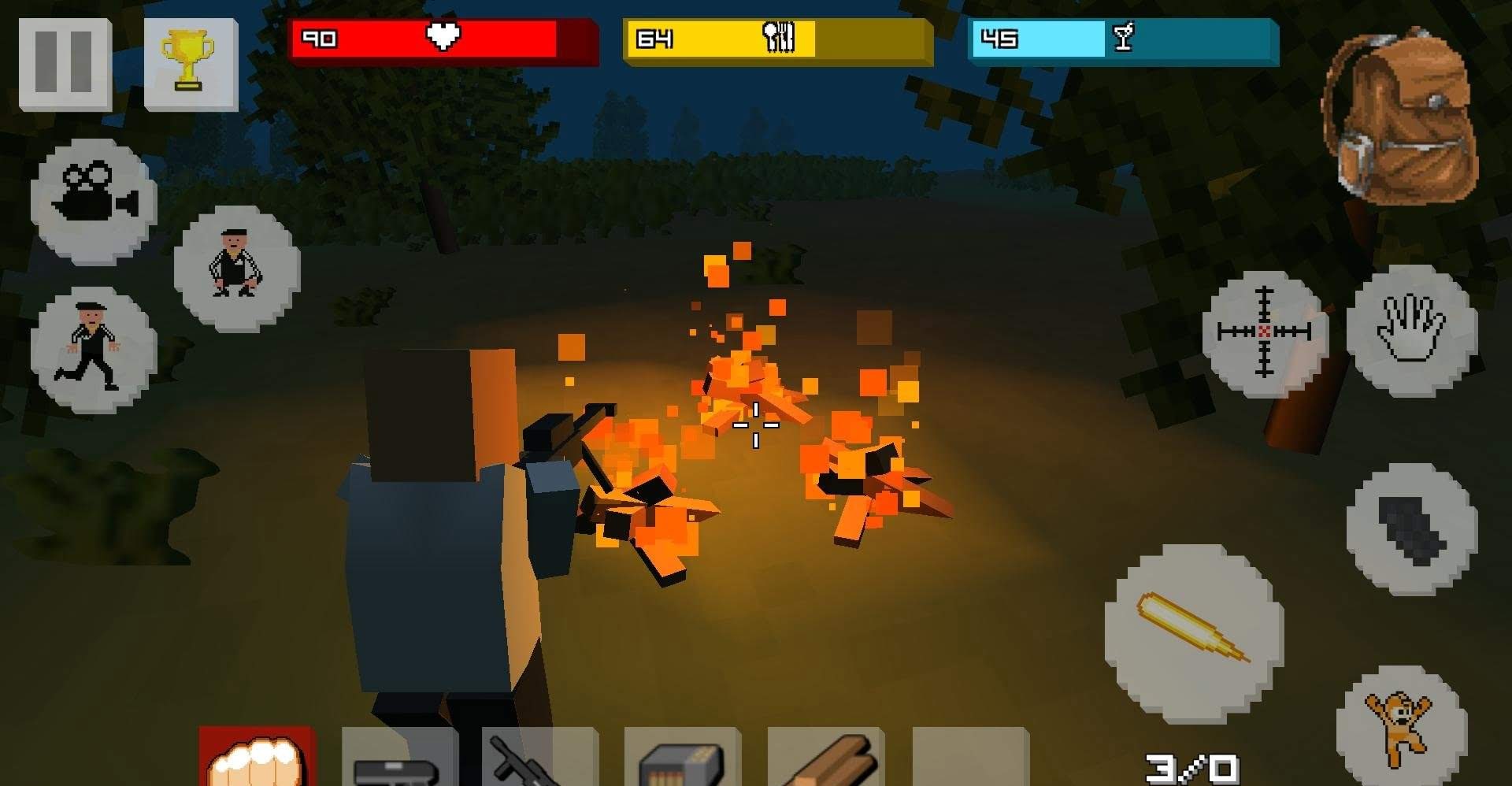 Zombie Craft Survival gameplay screenshot 1
