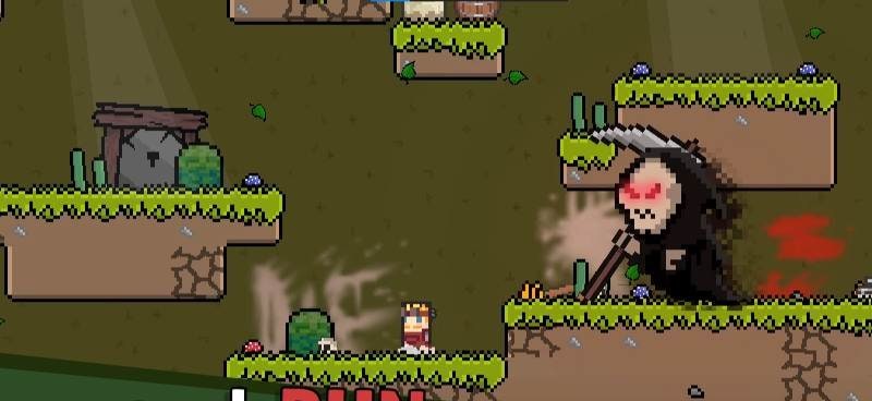 Pixel Caves - Fight & Explore gameplay screenshot 3