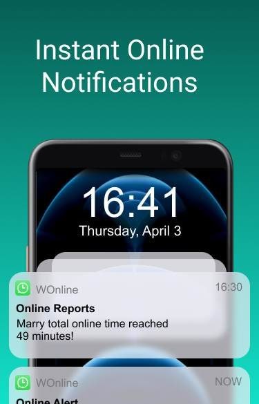 WOnline - Whatsapp Online Tracking, Last Seen screenshot 1