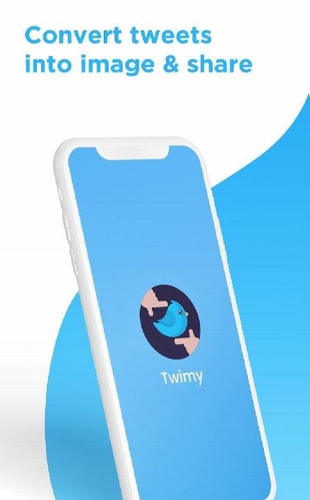 Twimy - Convert Tweet Into Image and Share screenshot 1