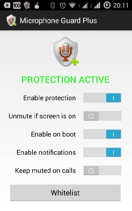 Microphone Guard Plus screenshot 1