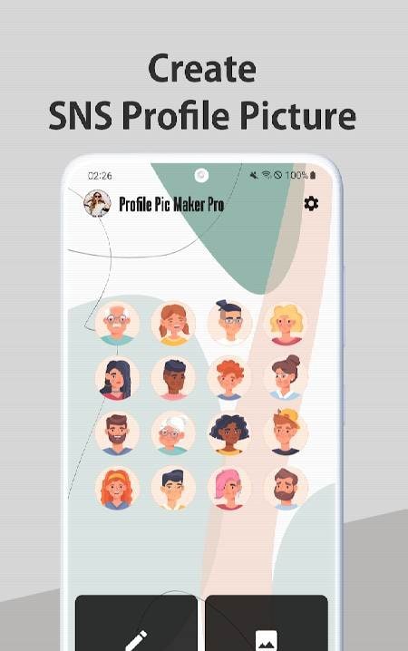 Profile Pic Maker Pro screenshot 1