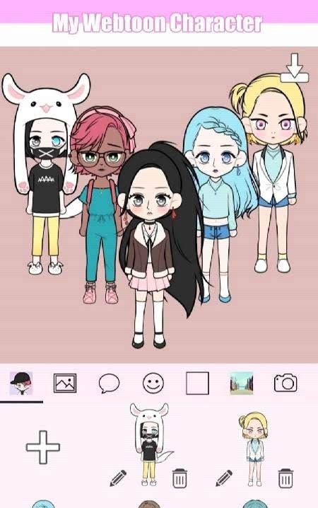 My Webtoon Character - K-pop IDOL avatar maker screenshot 2