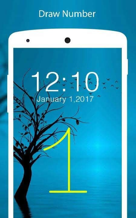 Gesture Lock Screen - Draw Signature & Letter Lock screenshot 2
