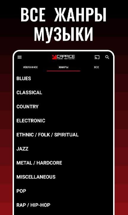 Radio Caprice: online Music screenshot 1